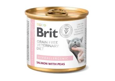 Вологий корм Brit Grain Free Veterinary Diets Hypoallergenic для котів із харчовою алергією або непереносимістю (100709)