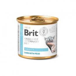 Вологий корм Brit Grain Free Veterinary Diets Obesity для котів при ожирінні та надмірній вазі (100711)