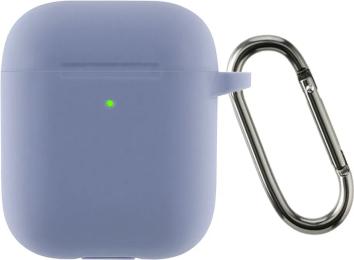 Чохол для навушників ArmorStandart Ultrathin Silicone Case With Hook Apple AirPods 2 ARM59684 Lavender Gray