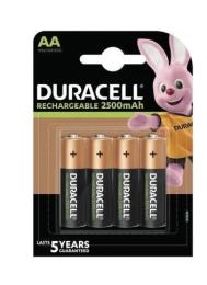 Акумулятор Duracell RECHARGE DX1500 AA/HR6 2500mAh блістер 4шт