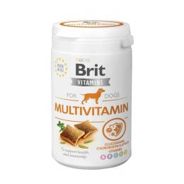 Вітаміни Brit Vitamins Multivitamin для дорослих собак для підтримки здоровя й імунітету з куркою 150 г (112061)