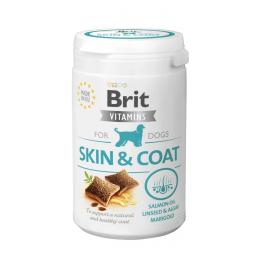 Вітаміни Brit Vitamins Skin and Coat для дорослих собак для здоров я шкіри та шерсті з лососем 150 г (112060)