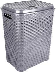 Кошик для білизни Violet House 0778 Ротанг Metal 45 л 48х40х30 см