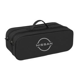 Автомобільний органайзер Poputchik Nissan NEW LOGO (03-150-2Д) Black в багажник