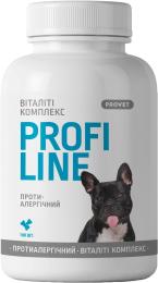 Вітаміни Provet PROFILINE для собак ВІТАЛІТІ комплекс протиалергічний 100 таб (PR243166)