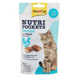 Вітамінні ласощі GimCat Nutri Pockets Dental для котів для зубів 60 г (G-418285/419336/419244)