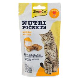 Вітамінні ласощі GimCat Nutri Pockets для котів для здоров_я серця та зору з сиром та таурином 60 г (G-419329/400716/419237)