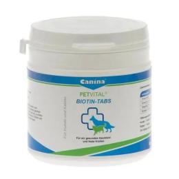 Вітамінний комплекс Canina Petvital Biotin-Tabs для вибагливих собак і котів Біотин 100 г 50 табл. (702008 AD)