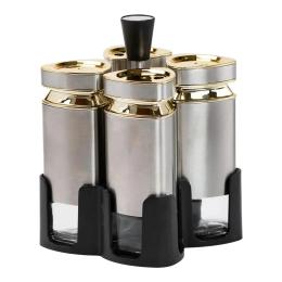 Набір ємностей для спецій TS Kitchen HP1324 Chrome