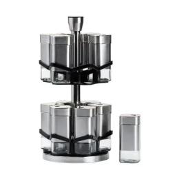 Набір ємностей для спецій TS Kitchen HP1321 Chrome Gold