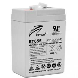 Акумулятор для ДБЖ Ritar 6В 5Ач (RT655) AGM