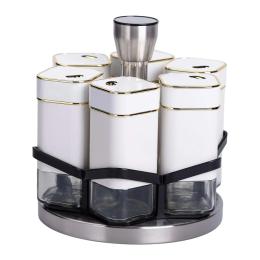 Набір ємностей для спецій YiWu HP-1314 White