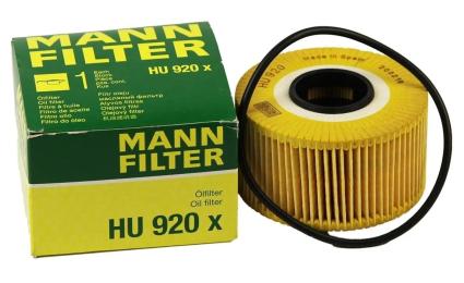 Масляний фільтр MANN-FILTER HU920X