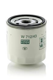 Масляний фільтр MANN-FILTER W712/43