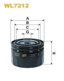 Масляний фільтр WIX Filters WL7212