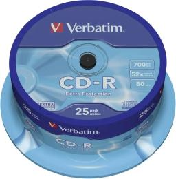 Диск Verbatim CD-R CD-R 700MB 52x Spindle Packaging 25шт (43432)