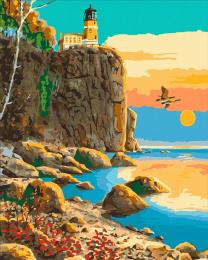Картина за номерами Art Craft 40х50 см 10570-AC-RY Маяк Спліт - Рок