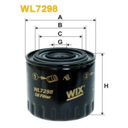 Масляний фільтр WIX Filters WL7298