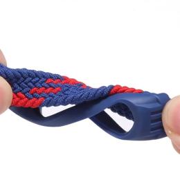 Ремінець для фітнес-браслету BeCover Elastic Nylon Style для Xiaomi Mi Smart Band 5/Mi Smart Band 6 Size M Rainbow (70615