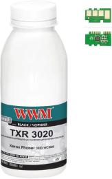 Принтерний тонер WWM Xerox Phaser 3020, WorkCentre 3025, 45 г Black (TC-Ph-3020-45-WWM) + чіп
