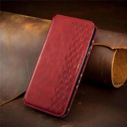 Чохол-книжка GETMAN Cubic (PU) для Xiaomi Redmi Note 10 Pro/10 Pro Max Red