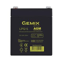 Акумулятор для ДБЖ Gemix 12V 5Ah (LP12-5) AGM