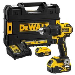 Дриль DEWALT DCD709P2T Black Yellow акумуляторний безщітковий
