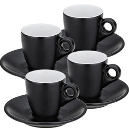 Набір чашок KELA Mattia 12750 Black 4 предмети (12750)