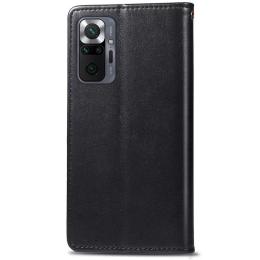 Чохол-книжка GETMAN Gallant (PU) для Xiaomi Redmi Note 10 Pro/10 Pro Max Black