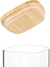 Банка для зберігання Ardesto Fresh AR1370BLS квадратна 700 мл