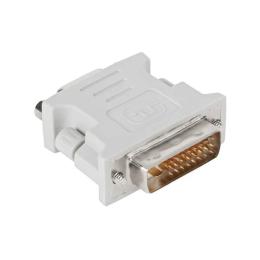 Перехідник PowerPlant DVI-D (тато) - VGA (мама) White (CA910298)