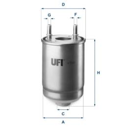 Паливний фільтр UFI 24.186.00
