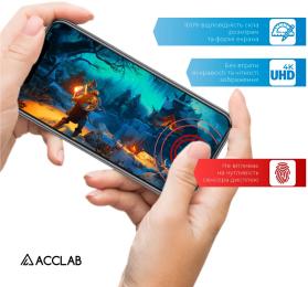 Захисне скло Acclab Full Glue для Apple iPhone 12 Pro Max Black