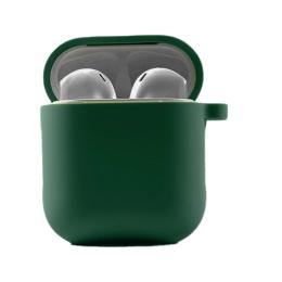 Чохол для навушників EpiK AirPods 1/2 Pine Green Силіконовий з мікрофіброю (00000039442_10)