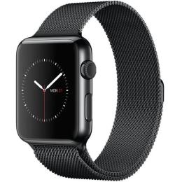 Ремінець для смарт-годинника EpiK Milanese Loop Design для Apple watch 38mm/40mm Black