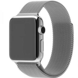 Ремінець для смарт-годинника EpiK Milanese Loop Design для Apple watch 42mm/44mm Silver