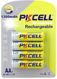 Акумулятор PkCell AA/HR06 Ni-MH 1300 mAh BL 4шт