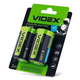 Батарейка Videx LR2O/D 2PCS BLISTER CARD 1,5 В
