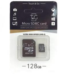 Карта памяті T&amp;G 00000035480_1 128GB microSDHC з адаптером Class 10