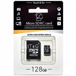 Карта памяті T&amp;G 87347 128GB microSDXC З адаптером Class 10 UHS-I U3