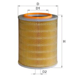 Фільтр повітряний ALPHA FILTER ДТ-75М/-75Н, Т-130, Дон-800, СК-5М Нива, ЗІЛ-5301 Бичок, ДЗ-99/-99А, ПАЗ зовнішній (AF 0752pe)