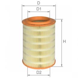 Фільтр повітряний ALPHA FILTER Hyundai HD-65,72, Богдан А069 (AF 0168)