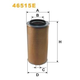 Фільтр повітряний WIX Filters Avia, Daf, Ebro, Faun, Ford, Iveco, Liebherr, M.A.N., Pegaso, Renaul (46515E)