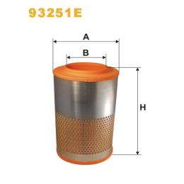 Фільтр повітряний WIX Filters Daf 45 LF, 55 LF (93251E)