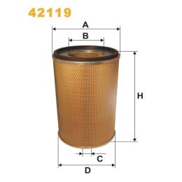 Фільтр повітряний WIX Filters Dodge, Erf, Foden, Ford, Ikarus, Iveco Bus, Leyland, Renault (RVI) (42119)