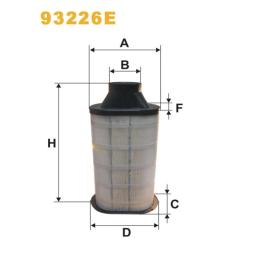 Фільтр повітряний WIX Filters Volvo FL 6 (93226E)