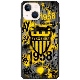 Чохол-накладка Boxface Буковина mta1 для iPhone 15 Black