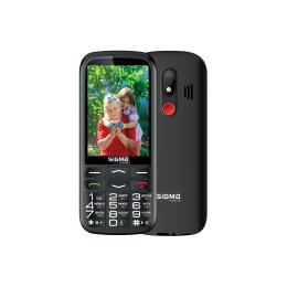 Кнопковий телефон Sigma mobile Comfort 50 Optima Black Type-C (Уцінений)