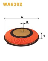 Фільтр повітряний WIX Filters Nissan 100 NX, Primera, Sunny (WA6302)