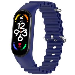 Ремінець для фітнес-браслету EpiK Ocean Band для Xiaomi Mi Band 3/4/5/6/7 Blue